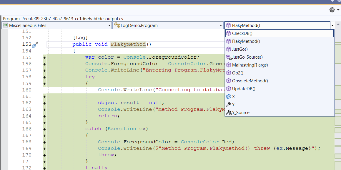 Diff_change_selector